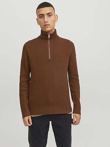 Jprccperfect Knit Half Zip Jack & Jones pull tricoté homme marine - 2