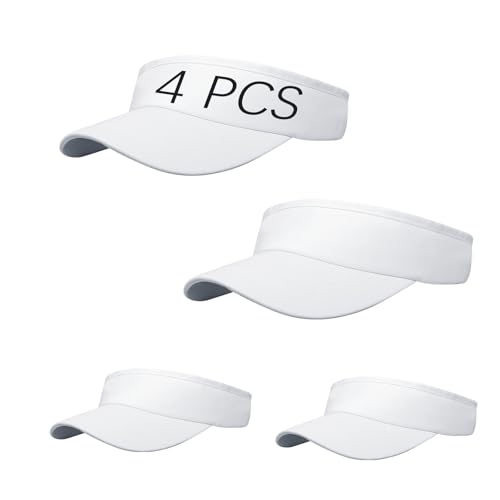 Image of Adjustable Sport Sun Visor Hats Bulk Solid Color Blank Golf Cap Anti Ultraviolet for Beach Tennis Baseball