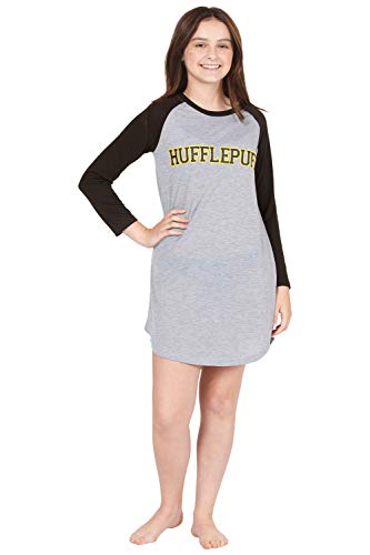 Big Girls Harry Potter Pajama Nightgown Sleep Shirt (Hufflepuff, 14) #TOP5