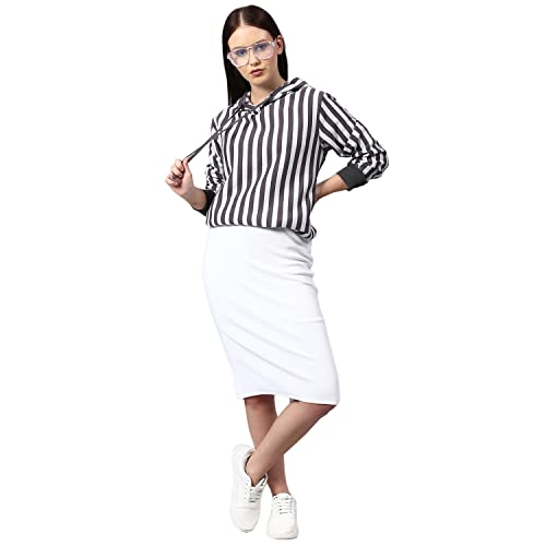 Image of Campus Sutra Cotton Women Crew Neck Sweatshirt