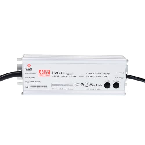 Driver LED HVG 65W Mean Well transformateur tension réglable - 2