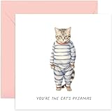 Old English Co. - Tarjeta divertida de felicitación para él o ella, solo porque es para