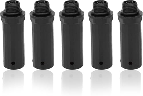 Hominas Tige de Reniflard de Compresseur D'air, 5 Pièces 15,5 mm Bouchon D'évent de Compresseur D'air pour la Plupart des Compresseurs D'air à Piston