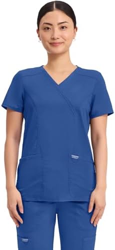 Cherokee womens Mock Wrap Top Mock Wrap Top (pack of 1)