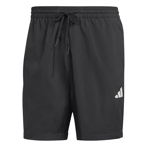 adidas Herren Essentials Small Logo Chelsea Shorts, Black/White, L