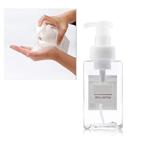 Komener Dispensadores de jabón espumoso Botellas de bomba Botella de burbujas Champú Desinfectante de manos Prensa Limpiador de espuma Herramienta de belleza para baños de cocina