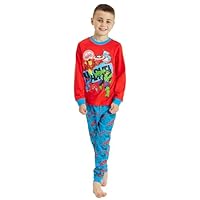 Boys Marvel Personalised Pyjamas Spiderman Hulk Iron Man Nightwear (Marvel, 5-6 Years)