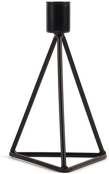 Vintage Candelabra Nordic Minimalist Golden Candle Holder Tabletop Pole Candle Holder Suitable for Dinner Living Room Kitchen Dining Room Candle Stand(Small)