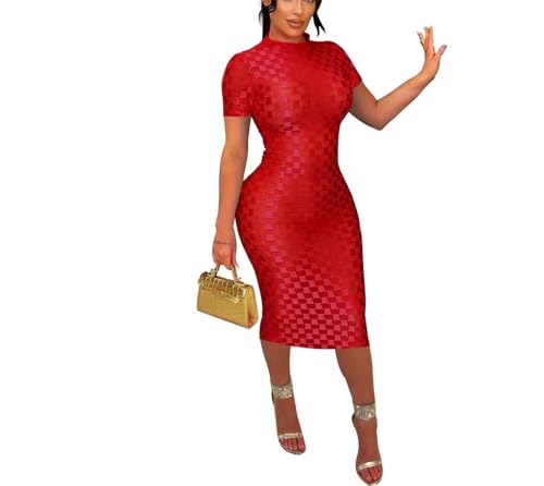 Image of Women's Casual Turtleneck Long Sleeve Elegant Long Dress Lounge Mesh Bodycon Maxi Party Dresses