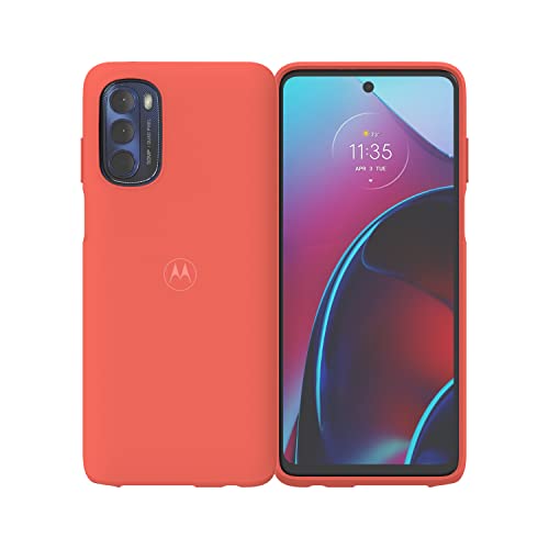Image of Motorola Moto G Stylus (2022) Protective Case- Precision fit, Stylish Shock Absorbing Phone Cases - Living Coral [NOT for 2022 G Stylus 5G Version]