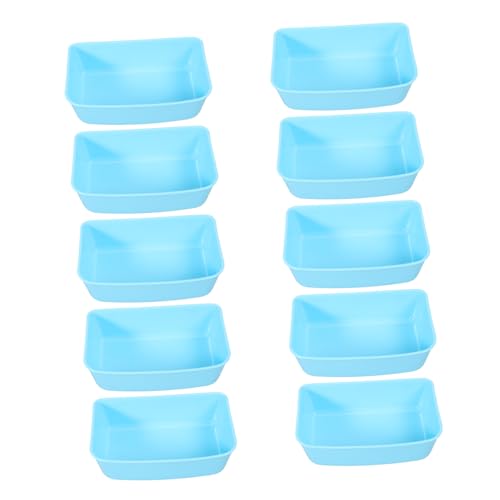 EXHUMKY 10St Pet erhöhter Hundenapf Slow Feeder Hundenapf Futterstation für Hundenäpfe hundezubehör hundefutter Tierfutterbehälter praktischer Kätzchennapf pp Sky-Blue