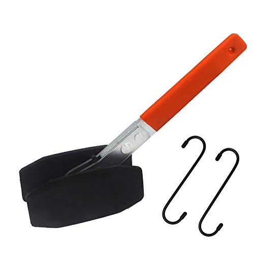 AutoWanderer Tool Brake Caliper Piston Spreader Press Tool, 360 Degree Swing Car Ratcheting Caliper Compression Tool with Brake Caliper Hanger, Orange