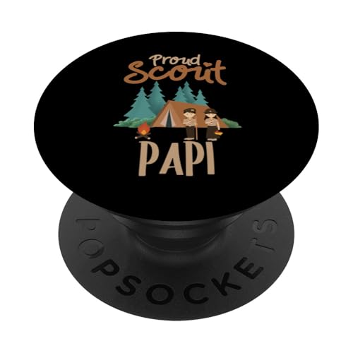 Proud Scout Papi Camping Scout Leader Adventure PopSockets Klebender PopGrip