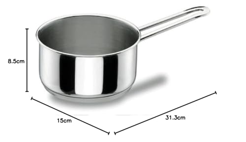 Casserole 12 cm Lacor 90212 Gourmet en inox argenté