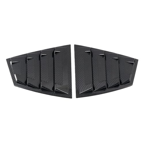Persiennes de fenêtre Subaru WRX look carbone finition brillante