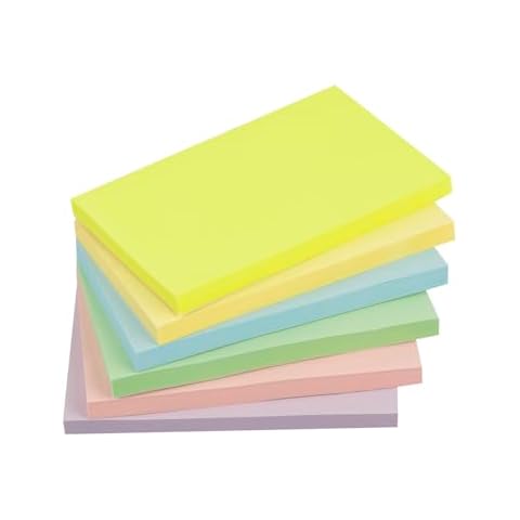 Wowivy Large Sticky Notes - 6 Pads Cover