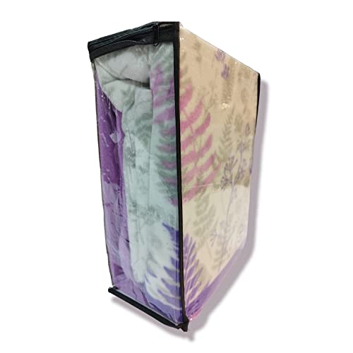 Mercatienda.es Sábanas Invierno térmicas de Pirineo Tejido Polar Zuheros en Lila de 135cm 3 Piezas -110 Gr/m2 Disponibles Largos 190/200cm Cover