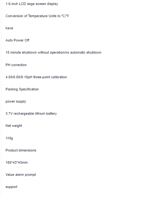 PH828M ph testingPen high-Precision pHtester pH Meter