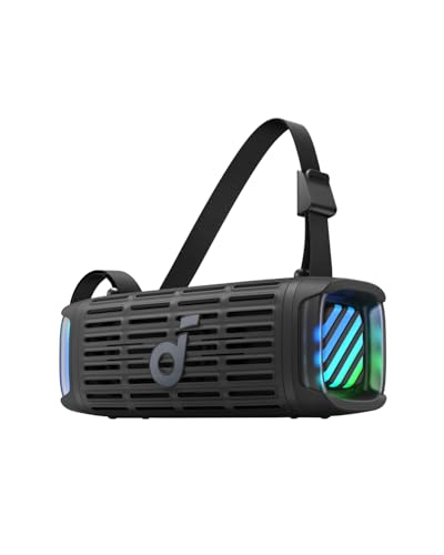 Soundcore Boom 3i di Anker - Altoparlante Robusto 50W, Impermeabile IP68 (Acqua Salata), Galleggiante, BassUp 2.0, Bluetooth 5.3, Autonomia 16 Ore, TWS, Ideale per Kayak/Pesca/Campeggio