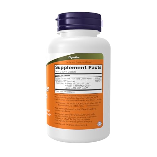 NOW Supplements Gallbladder Enzymes
