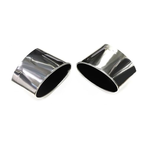 に適合する S7 S6 S5 S4 S3 Up RS6 RS7 RS3 RS4 RS5 車用排気管 マフラーチップ テールパイプ 排気チップシステム 220mm幅ノズル 車用マフラーカッター(Silver A)