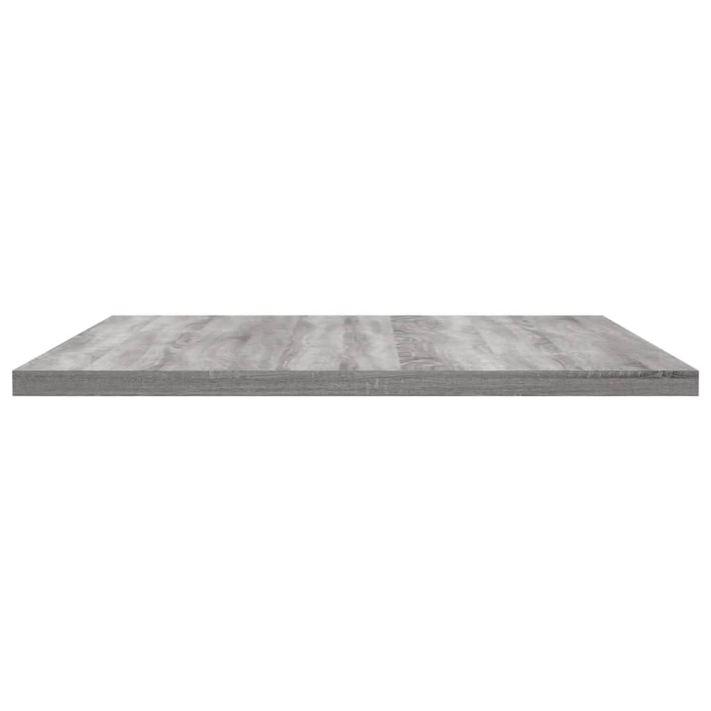 Générique Wandregal, 4 Stück, Sonoma, grau, 60 x 40 x 1,5 cm, Holz, schwimmend, für Wohnzimmer, Büro, Schlafzimmer, Aufbewahrung von Büchern, Fotos, CDs