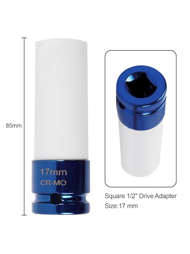 Image of 21 pcs Wheel Lock for BMW, Mini Series Anti-Theft Removal Kit | With Socket Adapter 1 /2 inch (12.7mm) Wheel Lock Lug Nut BMW Automotive Screw Remover Key Socket Tool Set