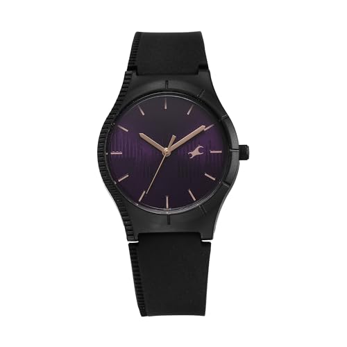 Fastrack Tees Wanderlust Quartz Analog Blue Dial Silicone Strap Watch for Girls-68022PP10W (B0CWLDJQJT) Amazon Price History, Amazon Price Tracker