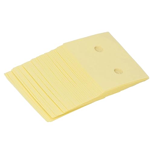 Image of YWBL-WH Lens Edging Blocking Sticker, 500 Pieces, Double Sided Adhesive Tape, PET Film, 28x39mm, Transparent, for Eyeglasses Polishing