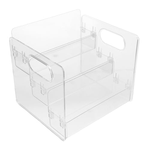 Organisateur acrylique 3 niveaux pour flacons de pilules et vitamines de cuisine