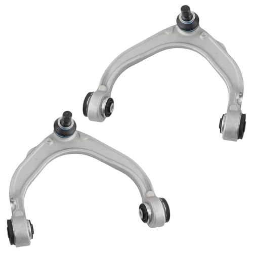 Image of Detroit Axle - 12pc Front End Kit for 2007-2013 BMW X5 2008-2014 X6, 4 Lower Forward and Upper Control Arms w /Ball Joint 2 Sway Bars 4 Inner Outer Tie Rods 2 Boots 2009 2010 2011 2012 Replacement