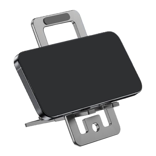 Soporte para teléfono móvil de aluminio plegable tamaño tarjeta para oficina y casa