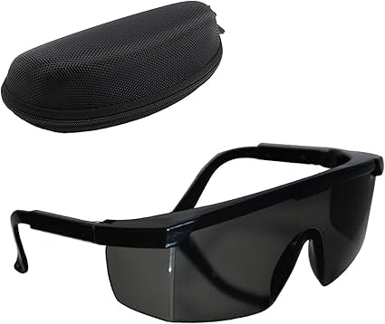 Gafas de protección solar para la depilación HPL/IPL, gafas de protección UV, también para protección de luz roja, IPL, protección ocular láser, gafas de trabajo con protección lateral, planchado