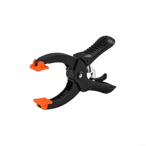 Lastdaytime Confezione da 4 morsetti a molla in plastica resistente, regolabili, per la lavorazione del legno, apertura 0-50 mm, per progetti fai da te (A)