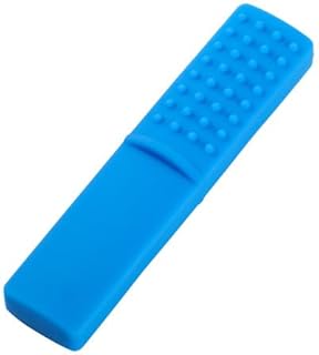 Chewy Oral Tubes Tough Bar for People with ADHD, Autism, Biting Needs,Sensory Chew Toys,Oral Motor Chewy Teether Made from Food Grade Silicone Safety for People with Aggressive Biting Habits (Blue)