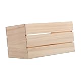 COOPHYA 木製収納ボックス 多目的オーガナイザー デスク上の玩具 絵用収納ケース 装飾用ドライフラワー展示付き 天然木製でエレガントなデザイン