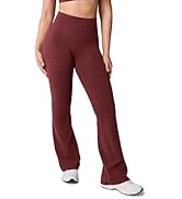 UNISSU Hugcurve No Front Seam High Waisted Flare Leggings for Women Bootcut Yoga Pants Buttery So...