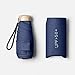 Small Travel Umbrella for Rain Protection Sun-Folding UV Umbrella Windproof Compact Mini Solid Color Fashion Umbrella