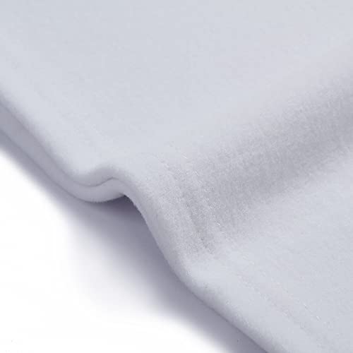 Jonivey Men's Thermal Turtleneck T Shirts Cotton Knitted Pullover Sweaters (White,Xxl) #TOP4
