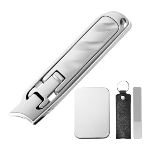 Kit de manicura de viaje, kit de uñas - Juego de pinzas de uñas de apertura oblicua | Cortadores de cuidado del dedo del pie de oblicua para mujeres masculinas