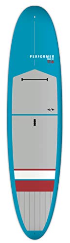 BIC Sport Tough-TEC Performer SUP Stand Up Paddleboard, Blue/Grey/Red, 11'6"