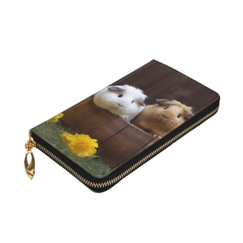 Guinea Pigs Wallet For Women Men Clutch Rfid Blocking Leather Wallets Large Capacity Purse Credit Card Holder Money Case With Zipper Phone Holder Long Travel Purse3