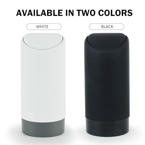 Image of Car Trash Can with Lid, Cup Type Embedded Integrated Trash Can, Silicone Portable Waterproof Small Trash Can for Back Seat Front Seat, for Outdoor Traveling & Home Use (Black)