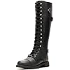 Harley-Davidson FOOTWEAR Womens Beechwood Leather Tall Riding Casual Boots Knee High Low Heel 1-2