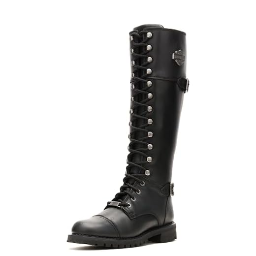 Harley-Davidson Footwear Women's Beechwood Boot, Leather, 10