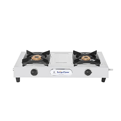 Surya Flame Venus Black Pan Support LPG Gas Stove