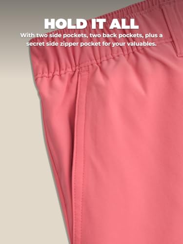 Image of Chubbies Everywear Men's Shorts - Mens Shorts Casual 6in Inseam, Elastic Waist, Water-Resistant, Zipper Pocket