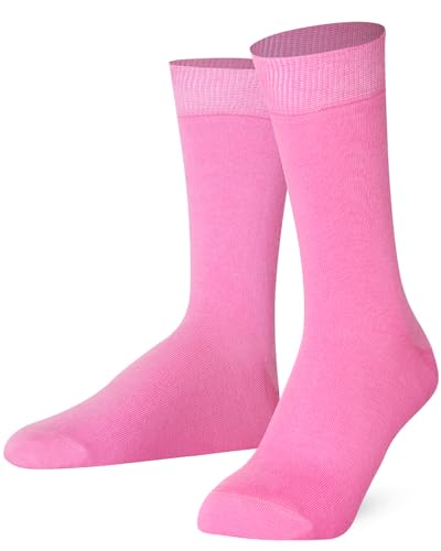 Image of Mysocks Crew Socks for Women Men Colorful Seamless Toe Soft Cotton Dress Socks