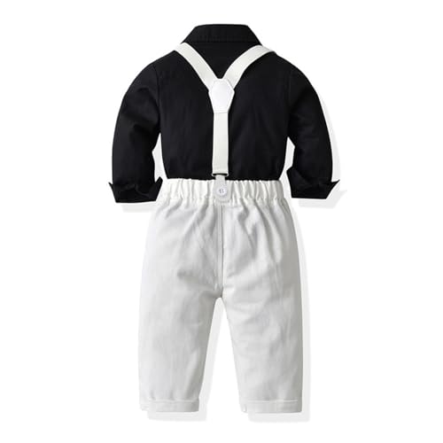 Conjunto infantil de camiseta y pantalón con tirantes para parque y guardería 4