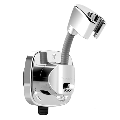 Handheld Shower Head Holder Suction, 360° Adjustable Shower Head Holder Wall Mounted, Rustproof...